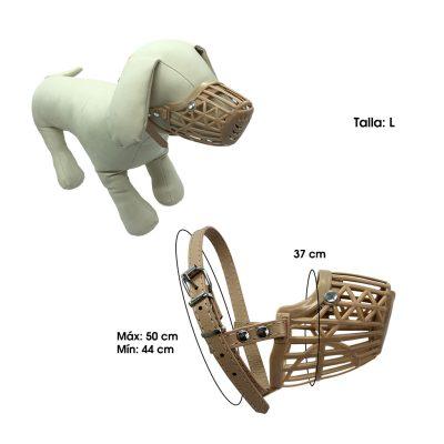 BOZAL P/PERRO PLASTICO N0 6 L 44-50CM FPL037-6