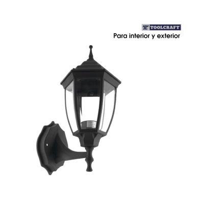 LAMPARA FAROL NEGRO CUADRADA 100W