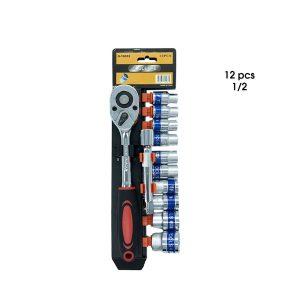RATCHET CON COPAS 12 PCS RAIZ 1/2