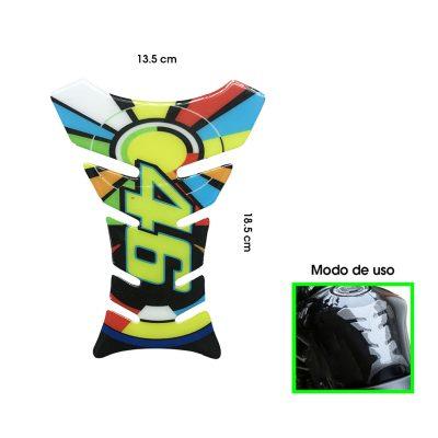 STICKER GEL P/TANQUE DE MOTO 46 COLORES
