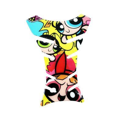 STICKER GEL P/TANQUE DE MOTO CHICAS SUPER PODEROSAS