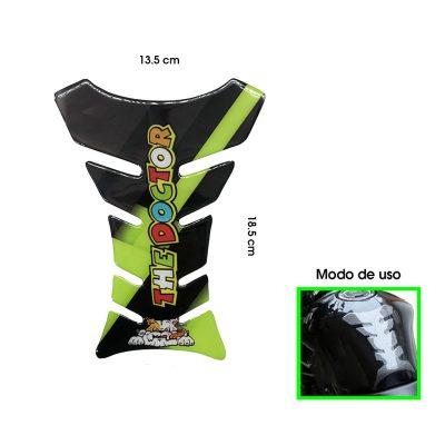 STICKER GEL P/TANQUE DE MOTO THE DOC BULLDOG