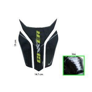 STICKER GEL P/TANQUE DE MOTO GIXER ANCHA