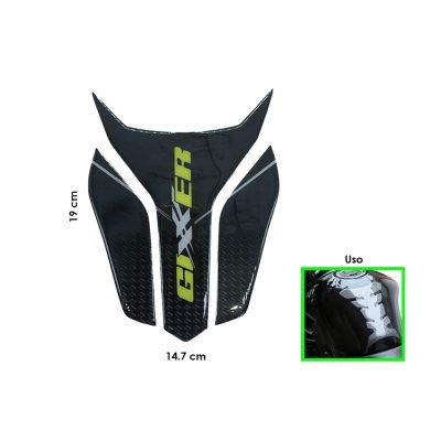 STICKER GEL P/TANQUE DE MOTO GIXER ANCHA