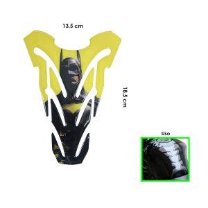 STICKER GEL P/TANQUE DE MOTO DELGADA BATMAN AMARILLO