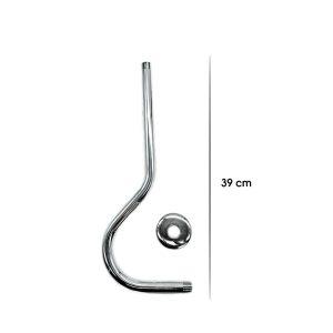 TUBO P/DUCHA C/CHAPA 1/2  145-GRI1946-P/0122-P
