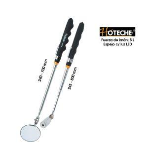 RECOGEDOR MAGNETICO Y ESPEJO C/LUZ HOTECHE