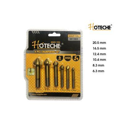 BROCAS AVELLANADORA 6 PCS HSS HOTECHE