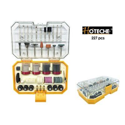 ACCESORIOS PARA MOTOTOOL 227 PCS CAJA PLASTICA HOTECHE