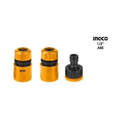 CONECTORES RAPIDOS PARA MANGUERA DE 1/2 INGCO ABS
