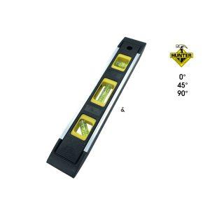 NIVEL TORPEDO ALUMINIO MAGNETICO 9 PLG HUNTER HM-1807