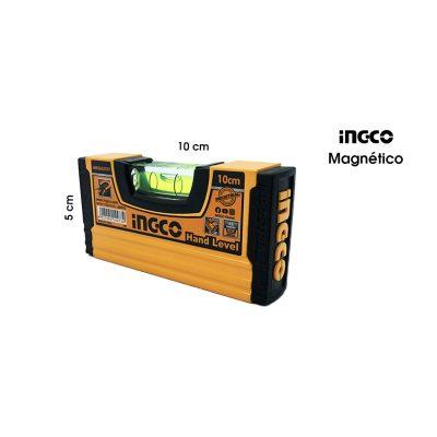 NIVEL DE MANO 10CM MAGNETICO 0.5MM INCGO
