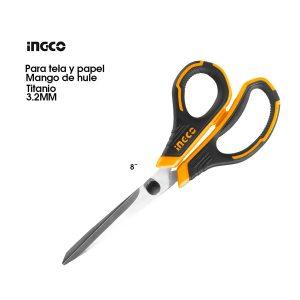 TIJERA MULTIUSOS TITANIO 8" INDUSTRIAL AGARRADOR DE HULE