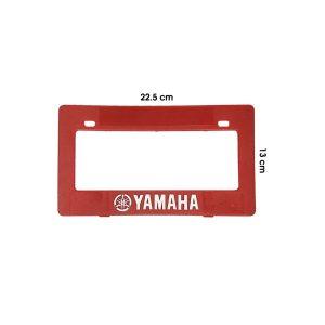 MARCO PARA PLACA MOTO YAMAHA ROJO