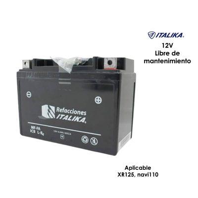 BATERIA DE MOTO ITALIKA F06010092 1 XR125 NAVI 110 2V/4AH