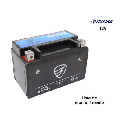 BATERIA DE MOTO ITALIKA F06010047 12V LIBRE DE MANTENIMIENTO