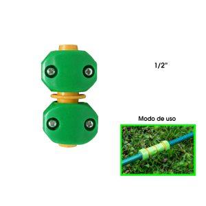 CONEXION P/MANGUERA JARDIN 1/2 PLASTICO MACHO HEMBRA