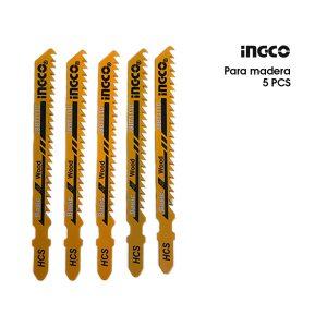 SIERRAS CALADORAS P/MADERA 5 PCS  8TPI 4-50MM INGCO