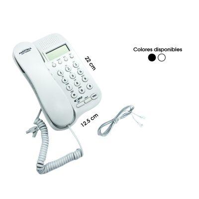 TELEFONO ALAMBRICO C/IDENTIFICADOR BLANCO NEGRO