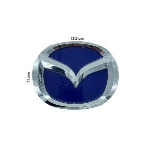 EMBLEMA MAZDA AZUL 11X14CM