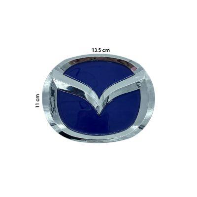 EMBLEMA MAZDA AZUL 11X14CM