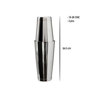 SHAKER P/COCTELES 18X28 OZ CAJA ACERO INOX  MH/133/B ACR22
