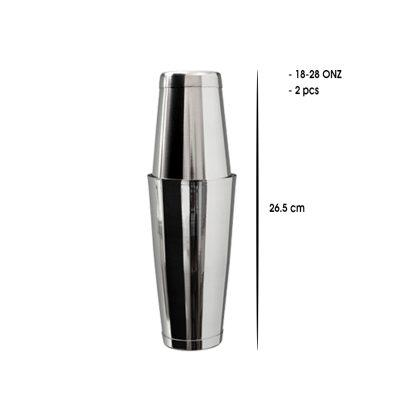SHAKER P/COCTELES 18X28 OZ CAJA ACERO INOX  MH/133/B ACR22