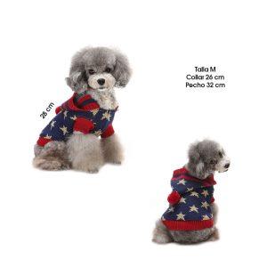 SWEATER P/PERRO ESTRELLA C/CAPUCHA TALLA M  MQ-MYD44