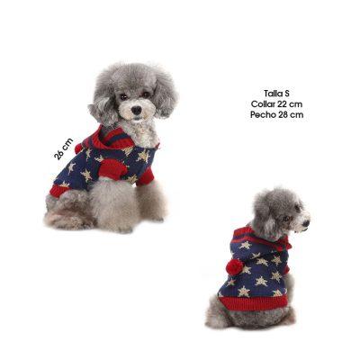 SWEATER P/PERRO ESTRELLA C/CAPUCHA TALLA S  MQ-MYD44