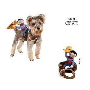 DISFRAZ  P/PERRO VAQUERO SOMBRERO NARANJA TALLA  M MQ-PF48