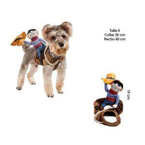 DISFRAZ  P/PERRO VAQUERO SOMBRERO NARANJA TALLA  S MQ-PF48