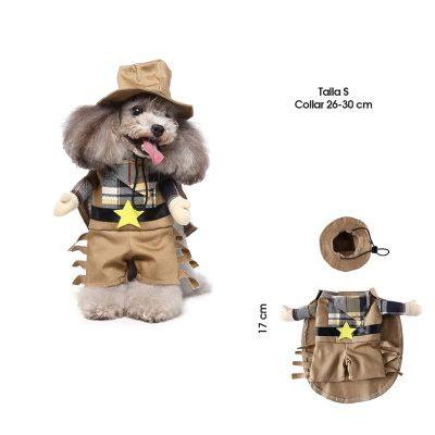 DISFRAZ  P/PERRO SHERIFF TALLA  S MQ-PF82