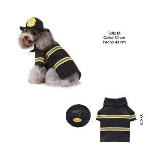 DISFRAZ  P/PERRO  BOMBERO TALLA  M MQ-SDZ106