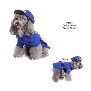 DISFRAZ  P/PERRO  POLICIA TALLA  S MQ-SDZ11