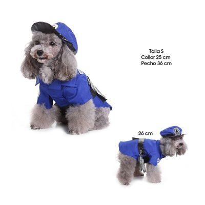 DISFRAZ  P/PERRO  POLICIA TALLA  S MQ-SDZ11