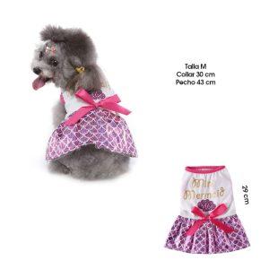 DISFRAZ  P/PERRO MQ-SDZ120 SIRENA TALLA  M