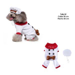 DISFRAZ  P/PERRO CHEF TALLA  M  MQ-SDZ131