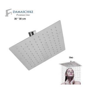 REGADERA CUADRADA 12 PLG DAMASCHKE P-11320