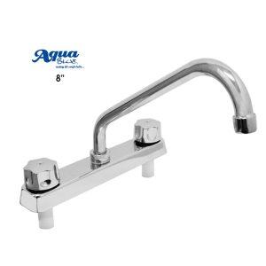MEZCLADORA LAVAPLATOS ABS 8 PLG AQUA BLUE