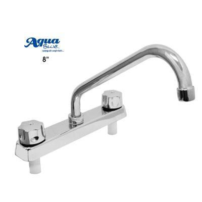MEZCLADORA LAVAPLATOS ABS 8 PLG AQUA BLUE