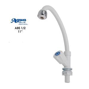 LLAVE DE LAVAPLATOS ABS 1/2 SENCILLA BLANCO AQUE BLUE