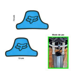 PROTECTORES DE BARRA FOX HULE SKYBLUE BLACK  2PCS