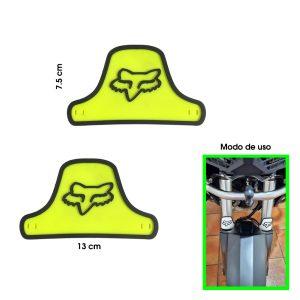 PROTECTORES DE BARRA FOX HULE YELLOW BLACK  2PCS