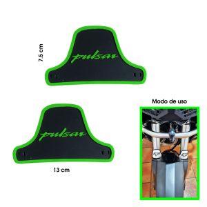 PROTECTORES DE BARRA PULSAR ORILLA GREEN HULE 2PCS