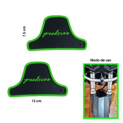 PROTECTORES DE BARRA PULSAR ORILLA GREEN HULE 2PCS