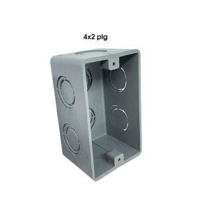 CAJA RECTANGULAR PLASTICA 2X4 ARGOS