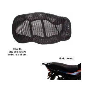 PROTECTOR DE SILLON TIPO MALLA XL L 54-75 A 12-50CM P/ MOTO