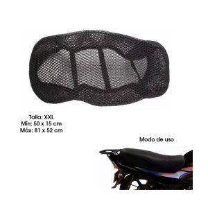 PROTECTOR DE SILLON TIPO MALLA XXL L 52-81CM A 15-50CM P/ MOTO