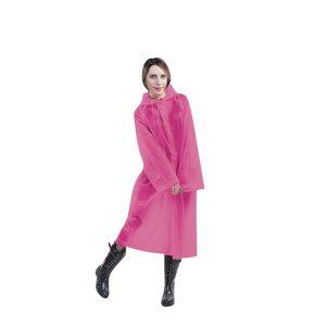 CAPA TIPO GABARDINA IMPERMEABLE ROSADO