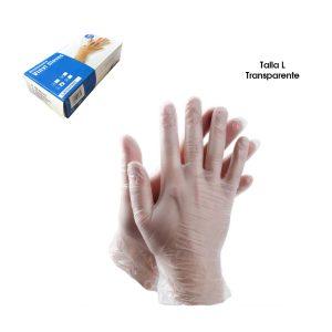 GUANTE DESECHABLES PVC CAJA 100 PCS PVC100
